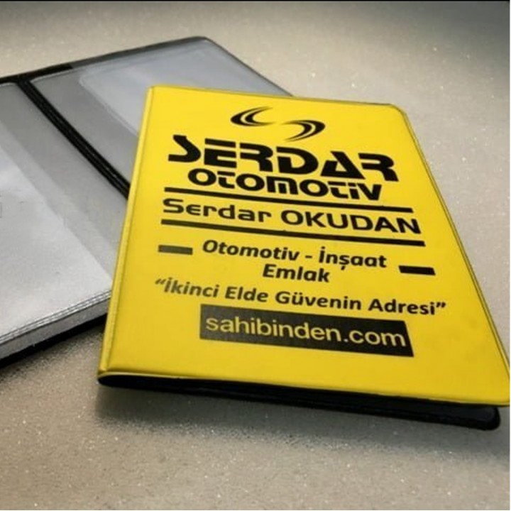 Logo Baskılı Biala Ruhsat Kabı